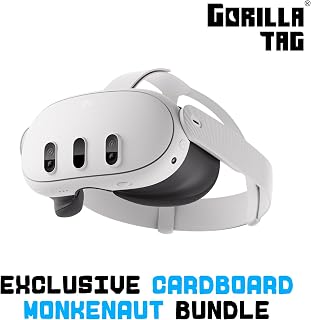 Meta Quest 3 512GB | VR Without Wires — Gorilla Tag Cardboard Monkenaut Bundle — - B0CD1JTBSC