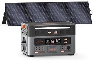 OSCAL 3600W Portable Power Station PowerMax 3600 PE with 200W Solar Panel | 2016Wh Solar - B0GTPZ1YR8