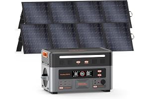 OSCAL 3600W Portable Power Station PowerMax 3600 PE with 2x200W Solar Panel | 2016Wh Solar - B0GTQ1X5ML