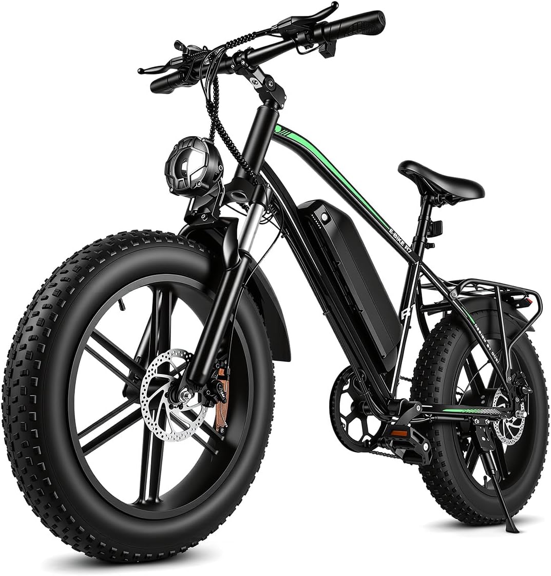 OUXI Electric Bike for Adults, 1000W Peak Electric Mountain Bicycle - B0GD5BZGWF