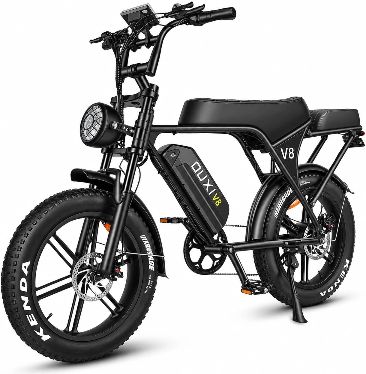 OUXI V8 Electric Bike for Adults, 20" Fat Tire E - B0FG7KBVGK