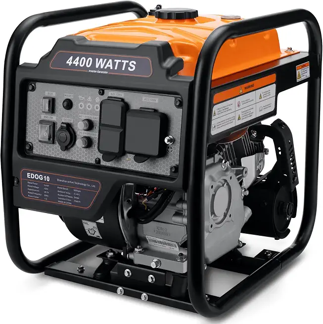Oxseryn Power Equipment 4400 Watts Inverter Generator Gas Powered, Portable Open Frame Generator, Low Noise - B0FQ5BB6SS