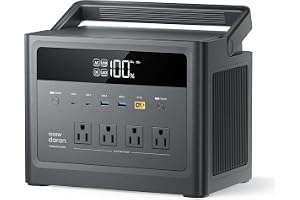 Portable Power Station 1000W, 576Wh Solar Generator with PD 100W USB-C Fast Charging, Power Bank - B0GY8VLC3V