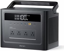 Portable Power Station 1000W, 960Wh Solar Generator Peak 2000W | 110V Pure Sine Wave AC - B0GVY7LWDC