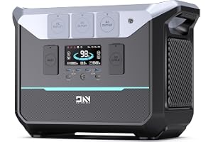 Portable Power Station 1800W (3000W Surge), 1382.4Wh LiFePO4 Battery Backup, 1.3Hr Fast Charging, 15ms UPS, - B0GY8WKC8C