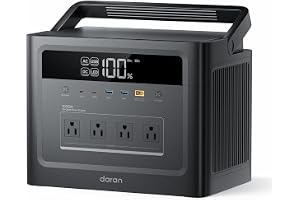 Portable Power Station 2000W Surge, Solar Generator 1000W, 960Wh | 100W USB-C PD Output & - B0GY8Z2DPP