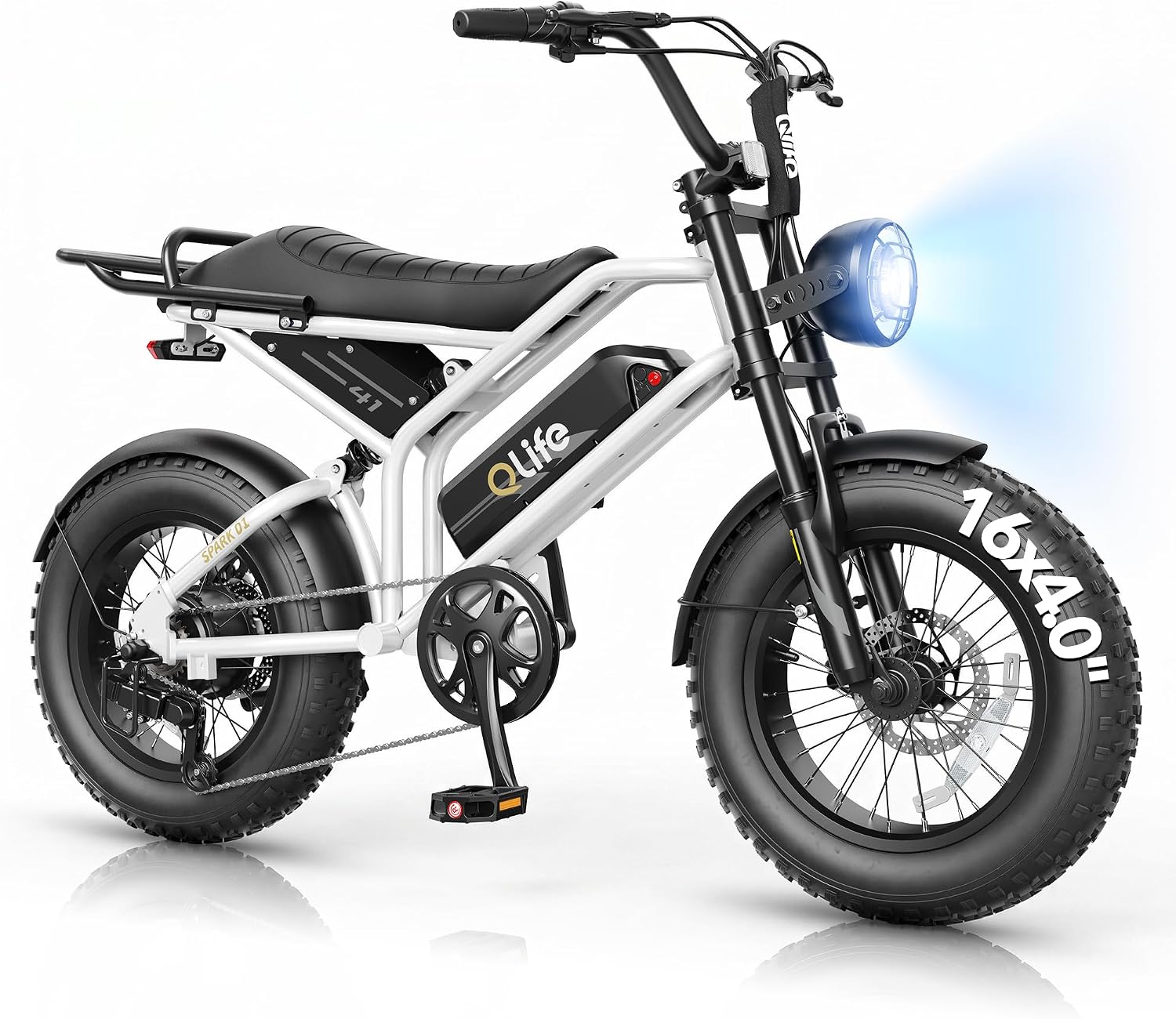 Qlife Spark D1/D2 Electric Bike for Teens & Adults, 1500W/1800W - B0H2HSL1JS