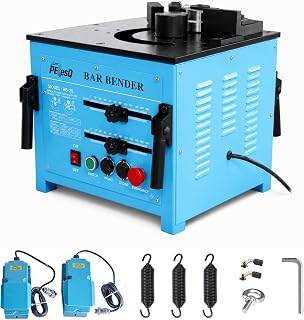 RB-25 Electric Hydraulic Rebar Bender, 1700W, Portable | Bends #8 1" Rebar 3.5-Second 180° Bend 1700W Hydraulic Power Heavy-Duty Steel Bar Bender Two-Person Portable Design