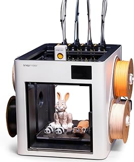 Snapmaker U1 3D Printer,4 Toolheads with 5 Seconds Toolchanger,Multi Color&Multi Material Printing, 5X Faster and - B0GYP89RTN