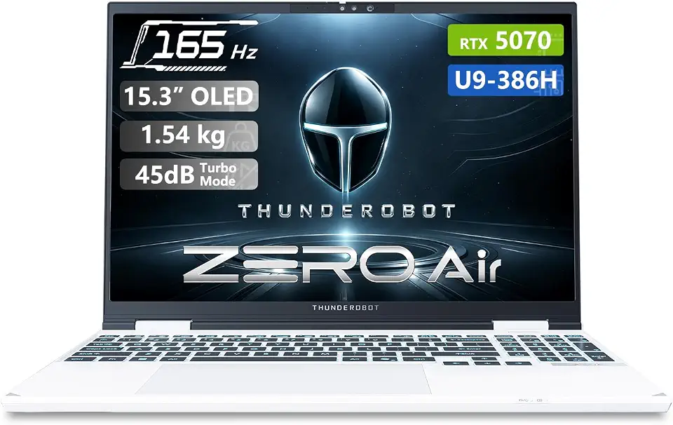 Thunderobot Zero Air 15 Ultra 9 386H RTX 5070 64GB DDR5 + 4TB Gaming Laptop - B0HGPSGGJN