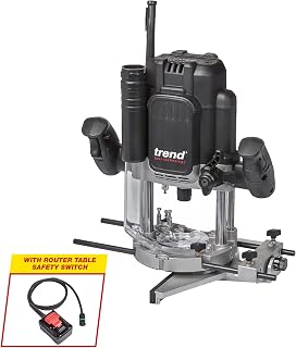 Trend 1/2 Inch Variable Speed Workshop Router, 2300W, 240V, Hand-Held - B09MZ49F7L