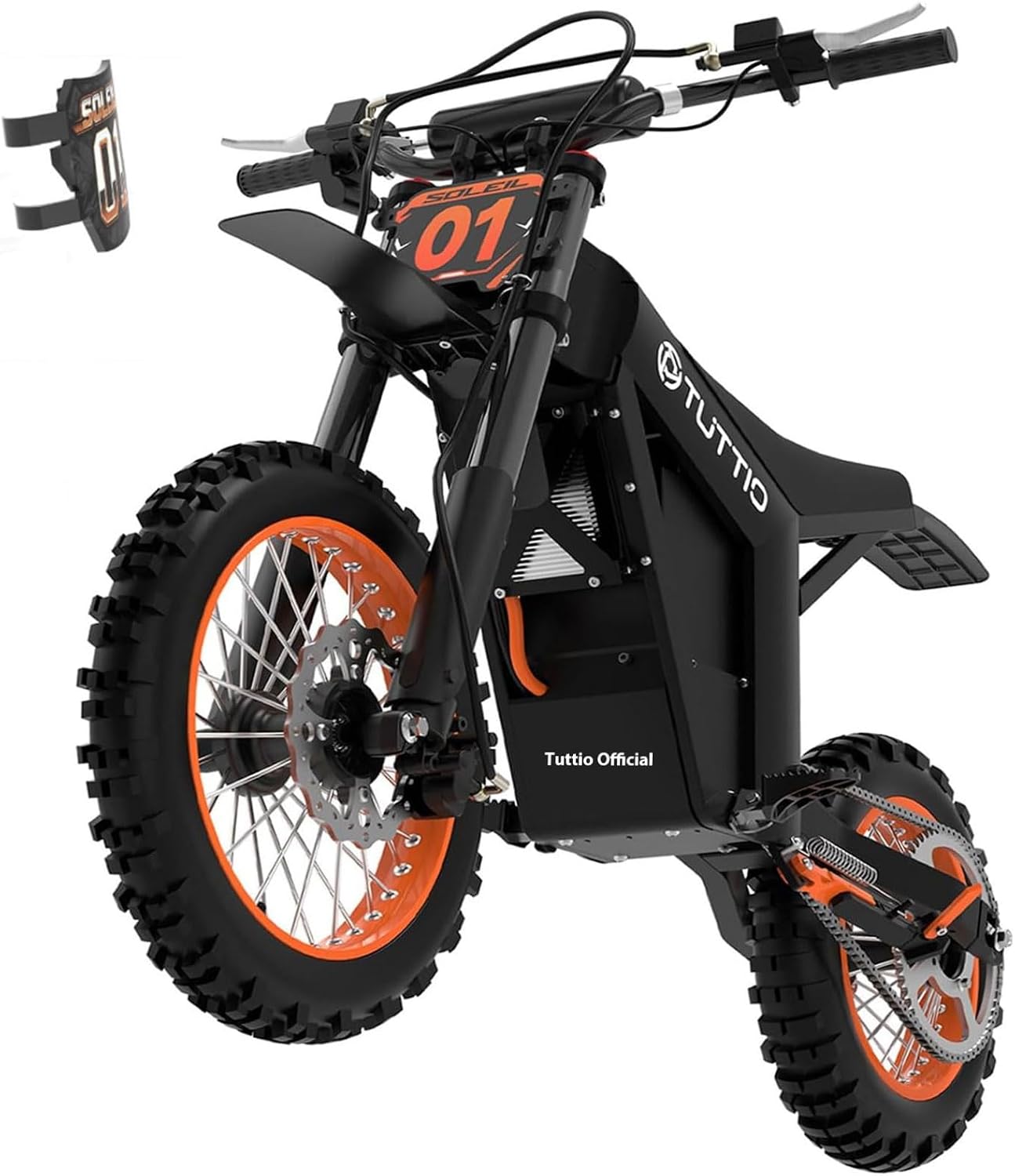 Tuttio Soleil01 Electric-Dirt-Bike for Adults Teens, 3000W 37-40MPH 200NM Electric-Motorcycle - B0FKYN8T8H
