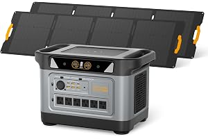 UDPOWER S2400 Solar Generator with 420W Panel, 2083Wh LiFePO4, 2400W (Surge 3000W) UPS, for Home - B0GSQZHV8K