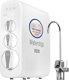 Waterdrop G3P600 Reverse Osmosis System, 600 GPD Tankless RO Water Filter | NSF/ANSI 42, 53, - B07P1XFYJP