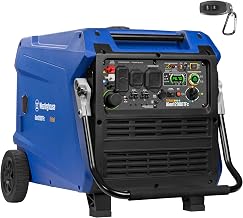 Westinghouse 12000 Peak Watt Tri-Fuel Portable Inverter Generator, Remote Start, Transfer Switch Ready, Gas/Propane/Natural Gas - B0F9LHST5Z