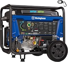 Westinghouse 12500 Peak Watt Dual Fuel Home Backup Portable Generator, Remote Electric Start, Transfer Switch - B099KTHXMK