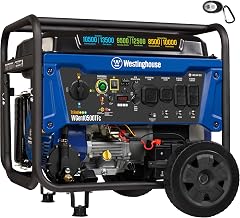 Westinghouse 13500 Peak Watt Tri-Fuel Home Backup Portable Generator, Remote Electric Start, Transfer Switch Ready, - B0C4C4FR1C