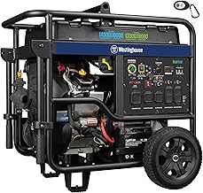 Westinghouse 18000 Peak Watt Dual Fuel Home Backup Portable Generator, Remote Electric Start, Transfer Switch - B099KPKS59