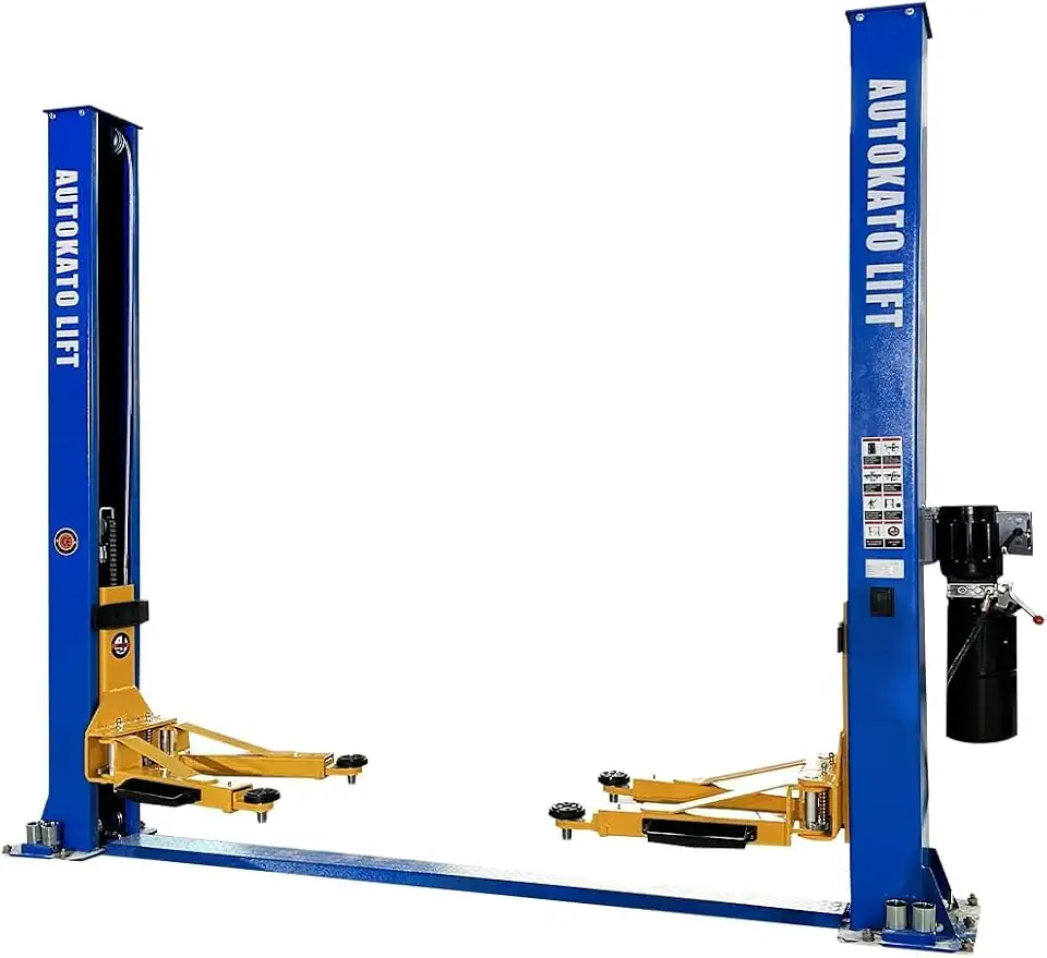 11000 LBS 4.0 HP 2 Post Car Lift, Heavy-Duty Hydraulic Auto Lift for Home Garage - B0GHLX61BR