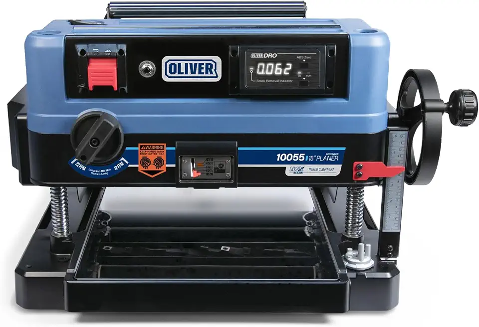 15" Benchtop HCX Helical Cutterhead Planer - 10055 - B0F9HH536J