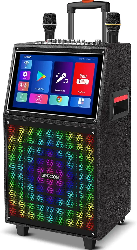 15inch Karaoke Machine with Lyrics Display Screen for Adults - B0HKQWQKXV