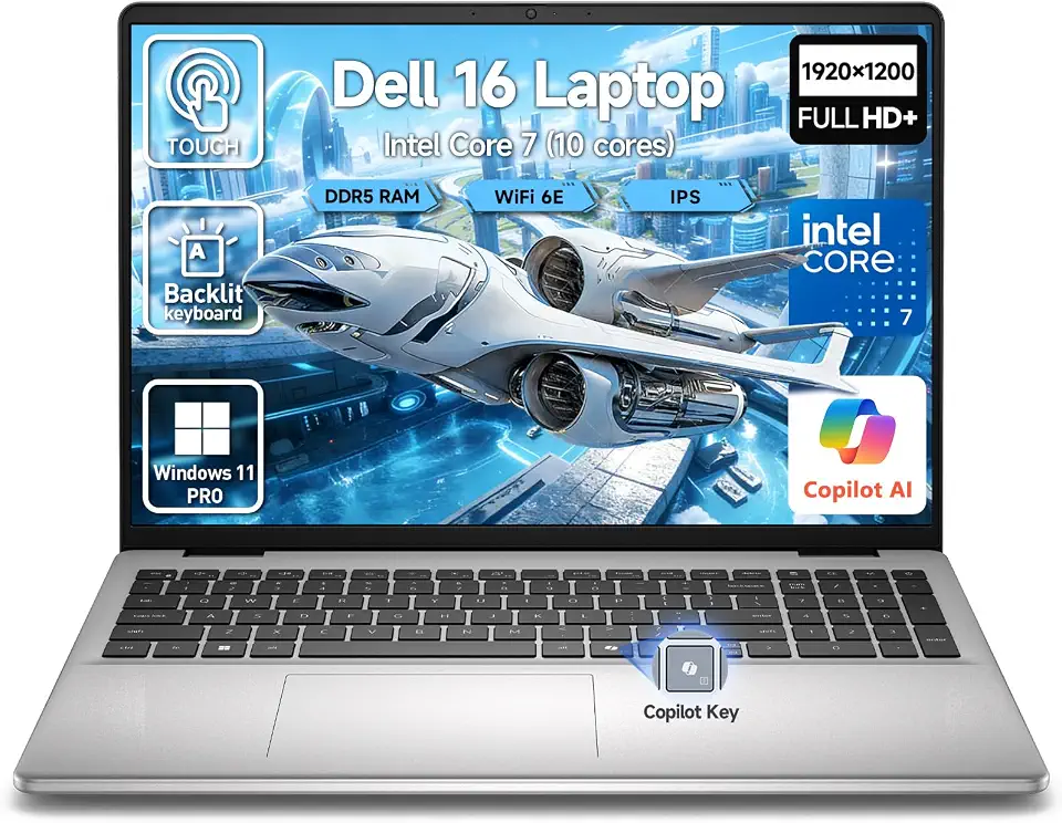 16" Touchscreen Laptop Computer, Intel Core 7, FHD+ Student&Business Laptop - B0HGY15V54