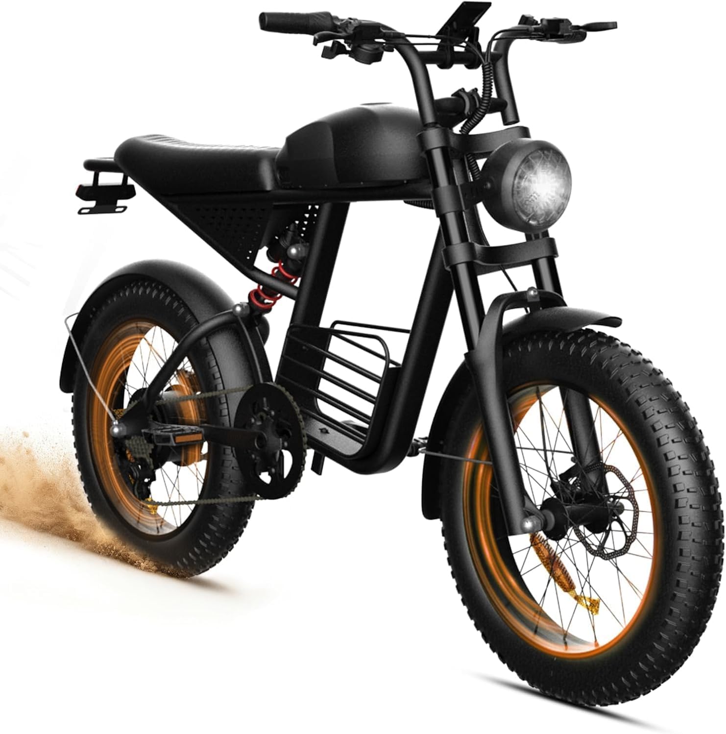 20 Inch Adult Electric Bike, 1500W/3000W Peak Motor 30-38MPH Max - B0FXVK9WS9