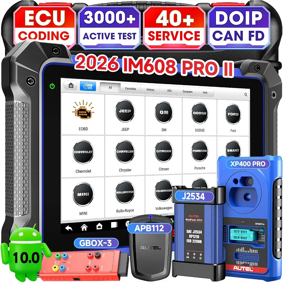 2026 Autel MaxiIM IM608 PRO 2 Scanner, with XP400 PRO GBOX3 APB112 ($1100) | 10.1'' - B0GGGLHBDM
