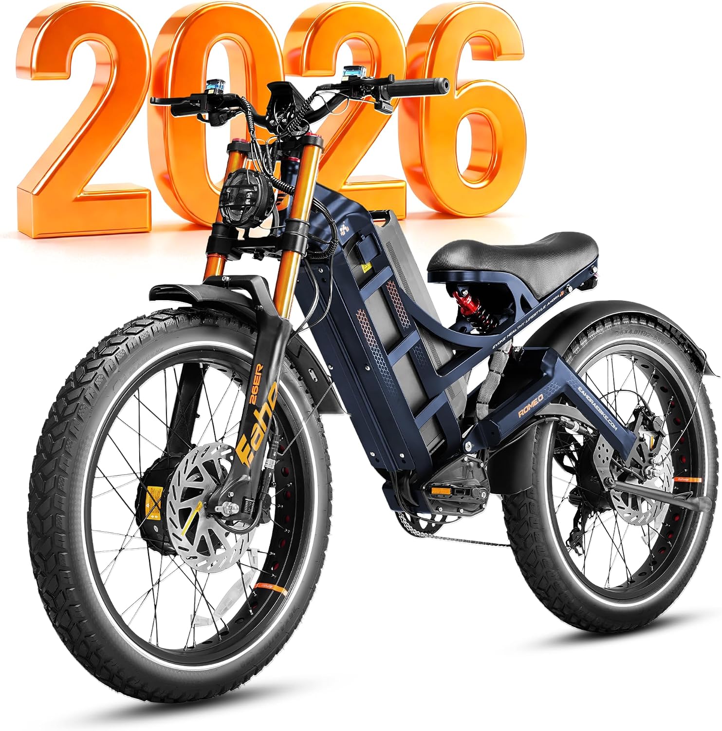 2026 Latest eAhora Romeo Pro 3 Electric Bike for Adult, - B0GSTC13F5