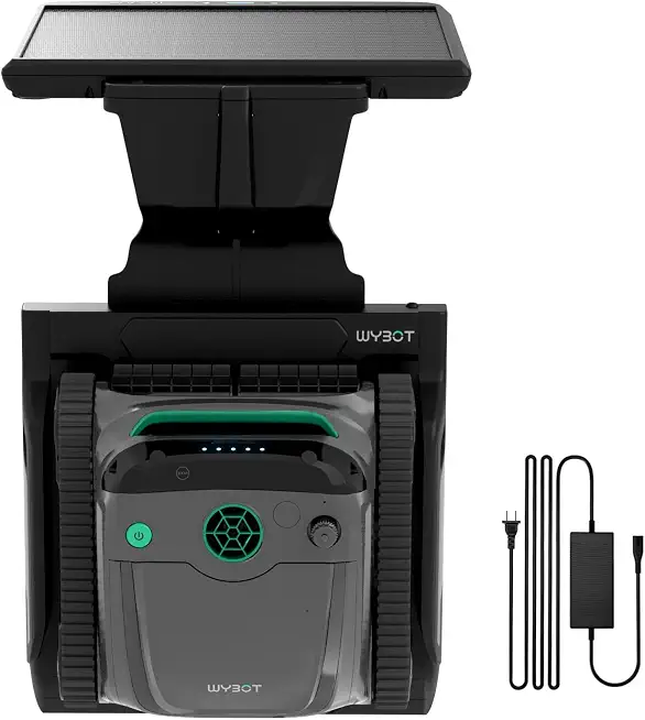 (2026 NEW) WYBOT S2 Solar Cordless Robotic Pool Vacuum, Dark Grey | Cordless Auto Pool - B0HB4H6T9D