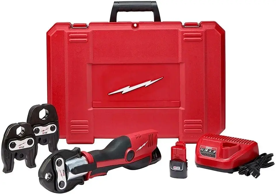 2473-22 Cordless Press Tool for Milwaukee M12 1/2" - 1" Jaw Press Tool Kit - B0FRM2D5GS