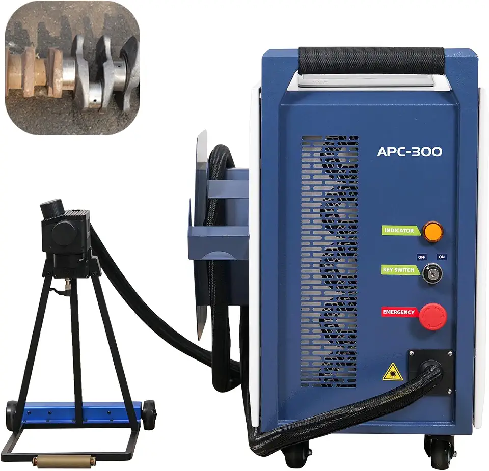 300W IoT Laser Cleaning Machine Pulse Laser Cleaner for Rust Wood | 110-220V 100mm Scan - B0HBV5YWQL