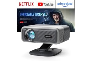 [4700 ANSI & 60W Dolby Audio] 4K Projector with WiFi and Bluetooth,TOF Real-Time Auto Focus - B0HDTFZ7K1