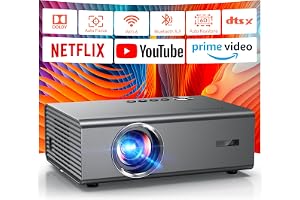 4K-Projector with WiFi and Bluetooth, AI Auto Focus&6D Keystone Dolby Audio HDR10+, KOGATA Smart Projector - B0H5D3XTSF