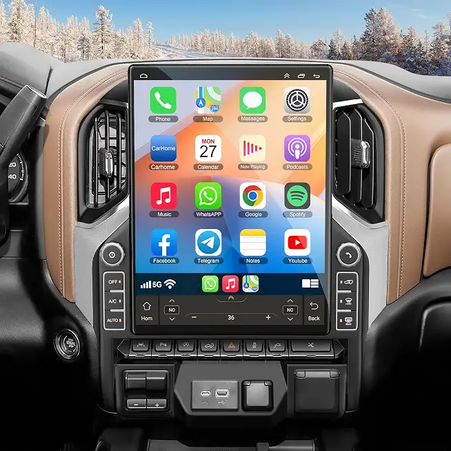 8-core 6G+128G Car Radio for Chevrolet Sliverado/GMC Sierra 2019 2020 2021, 16.2 Inch 2.5K IPS - B0G1LNRP2V