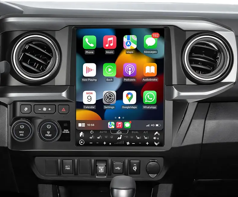 8 Cores 4+64G Upgrade,Car Stereo for Toyota Tacoma Radio Upgrade 2016-2019,12.1 inch Vertical Touchscreen Support - B0GLP1NWWB