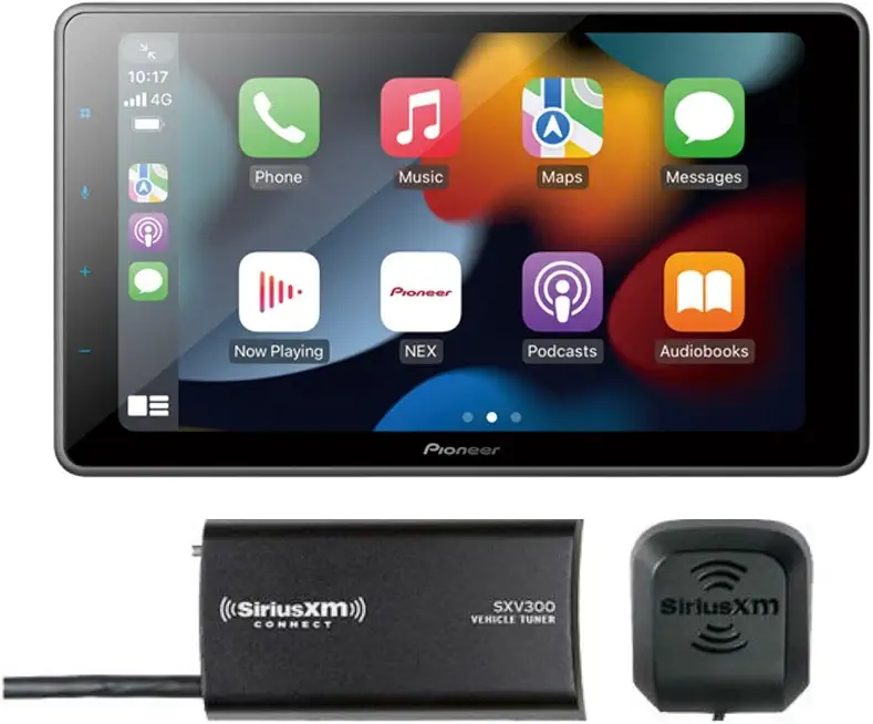 9" Android Auto Pioneer DMH-WT3800NEX, CarPlay, Bluetooth Floating Type Multimedia Receiver Bundled with + (1) - B0G4NCK3VW