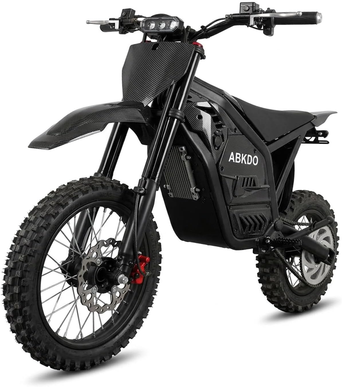 ABYANK 4000W Electric Dirt Bike for Adults Teens, Black Carbon - B0FS1V15B1