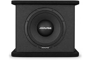 Alpine PWE-SB10, PWE 10" Single Powered Wedge Subwoofer Enclosure - 450W - B0HGP56HG6