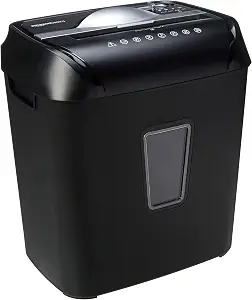 Amazon Basics 12 Sheet Cross Cut Paper and Credit Card Home Office Shredder with 4.8 - B07HMPQPHY