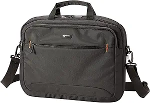 Amazon Basics 15.6 in Laptop Bag with Shoulder Strap and Handle, Large Capacity, Spacious Compartments, - B00DUGZFWY