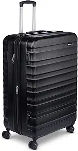 Amazon Basics 30" Hardside Large Checked Luggage, Hardshell Suitcase With Four Multi-directional Wheels, Expandable For - B071HHX6VF