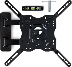 Amazon Basics Full Motion Articulating TV Wall Mount, with Swivel and Tilt, for 26" to - B01KBEOL5E