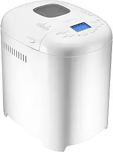 Amazon Basics Programmable Bread Maker, 2 Pound Non-Stick Automatic Bread Making Machine, 14 Settings for - B07VB8Y1MD