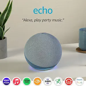 Amazon Echo (newest model), Alexa speaker with premium sound, Ideal for large bedrooms, living rooms - B085HK4KL6
