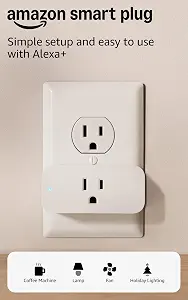 Amazon Smart Plug, Works with Alexa, Simple Setup, Endless Possibilities - B089DR29T6