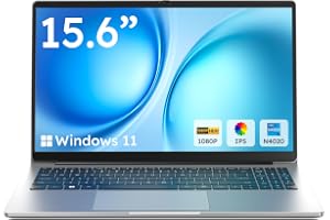 Amzboy 15.6” Laptop, N4020 CPU, 4GB RAM, 128GB eMMC, FHD Display, Win 11 | 45W - B0H3ZMJ6PR