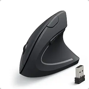 Anker 2.4G Wireless Ergonomic Mouse, Right Hand Vertical Mouse USB Receiver - B00BIFNTMC