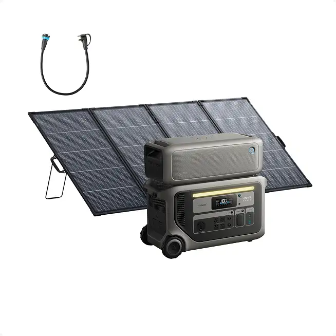Anker SOLIX F3000 Portable Power Station | 3,072Wh LiFePO4 Battery, 6,000W Fast Recharging, 3,600W Solar - B0HJCZSGMB