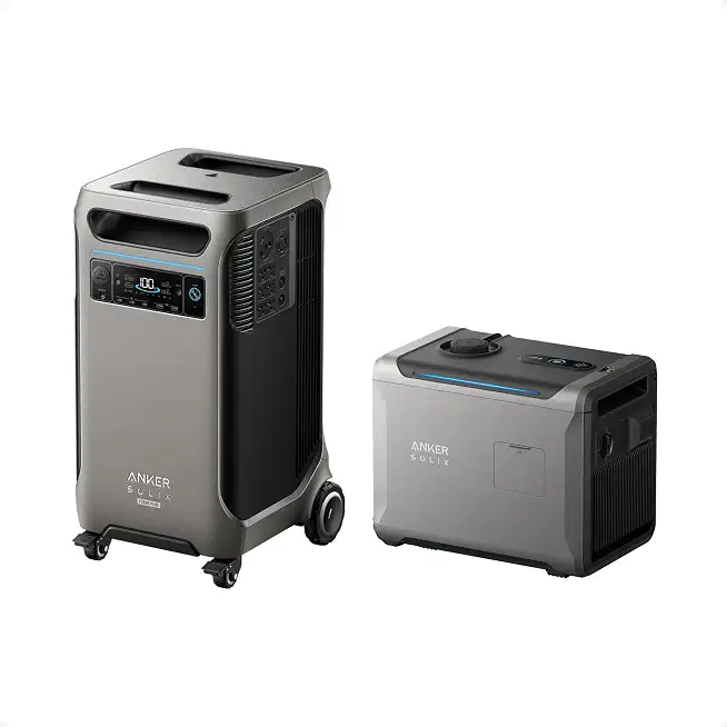 Anker SOLIX F3800 Plus Portable Power Station and Smart Generator 5500 | 6,000W Output, 3,840Wh - B0HG953GFB